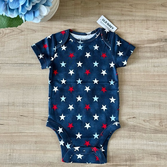 Old Navy Other - Old Navy | unisex baby Americana Stars bodysuit